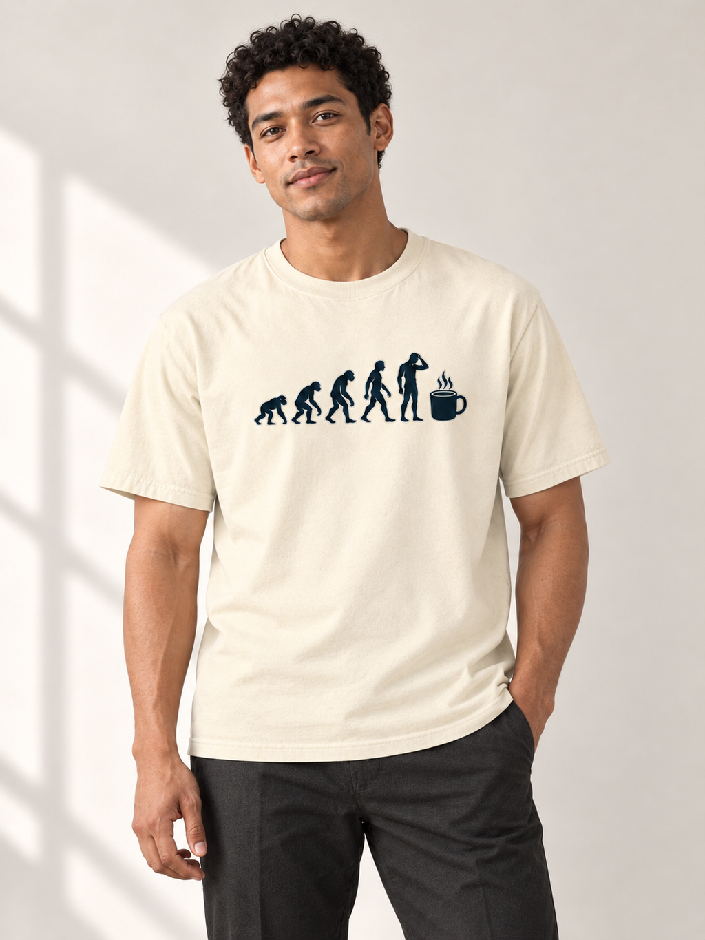 Vacant Society — Evolution Coffee Tee