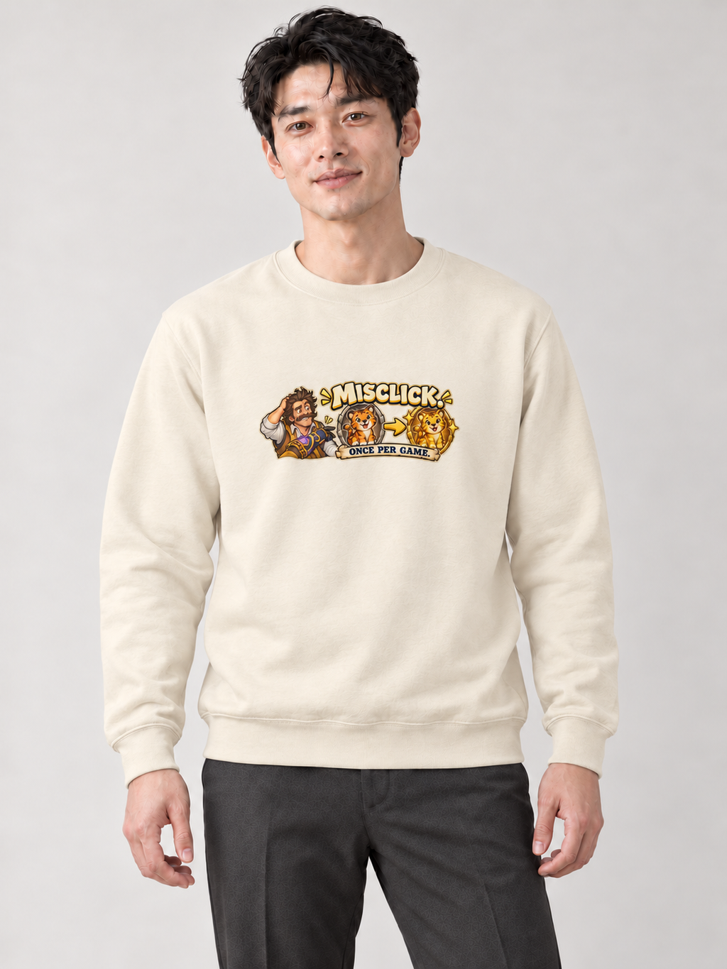 Vacant Society — Golden Misclick Crewneck