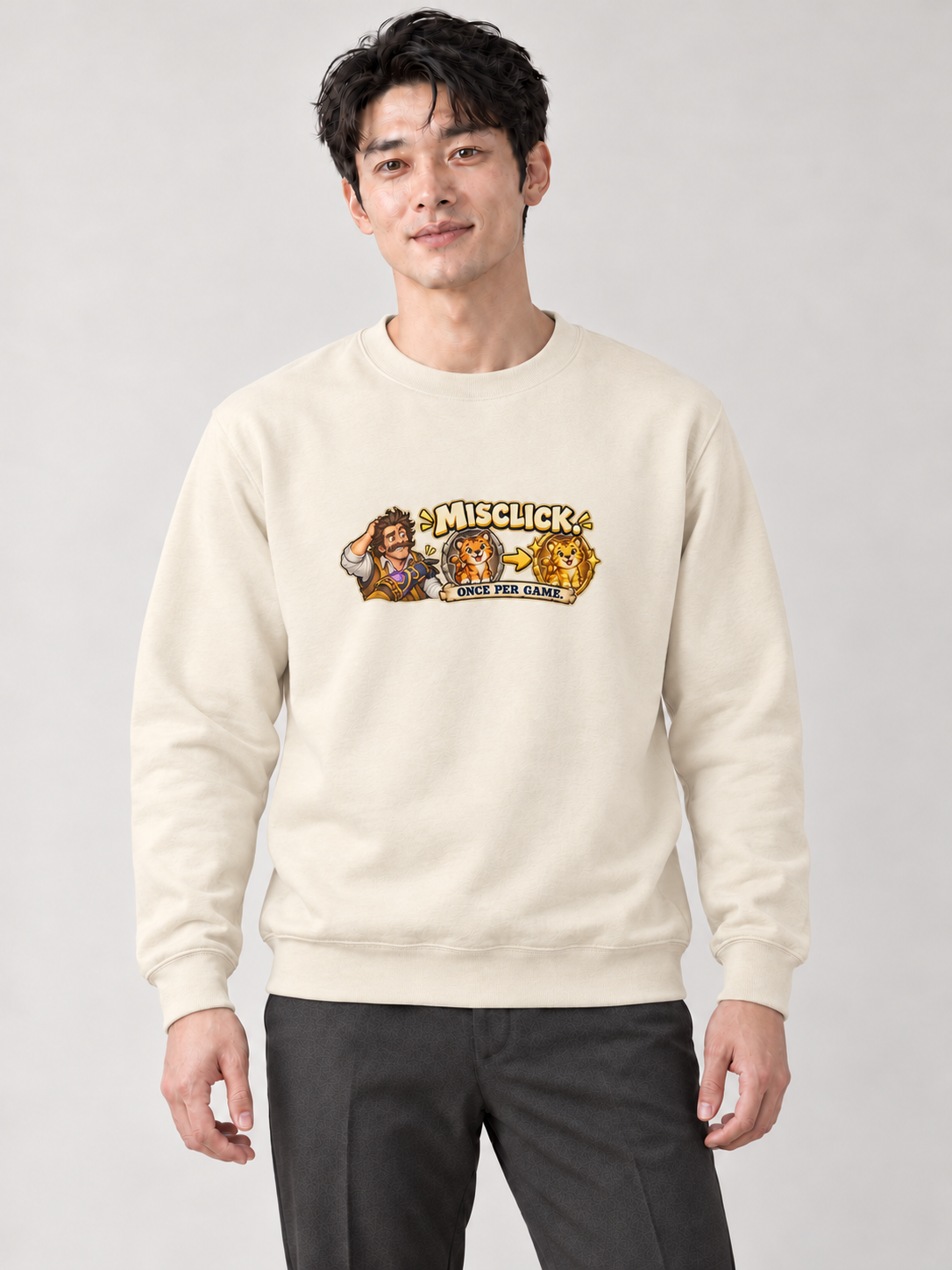 Vacant Society — Golden Misclick Crewneck