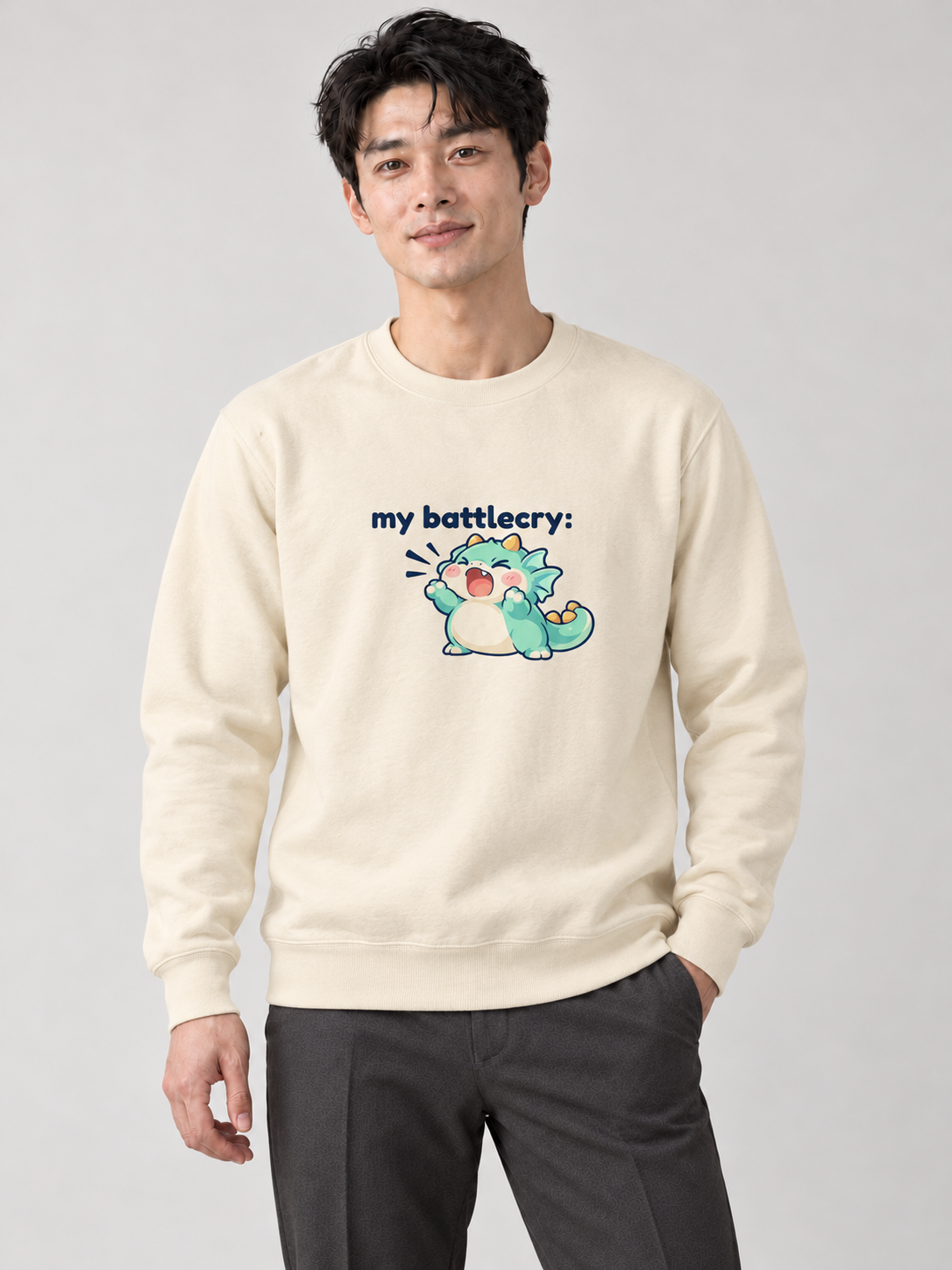 Vacant Society — My Battlecry Crewneck
