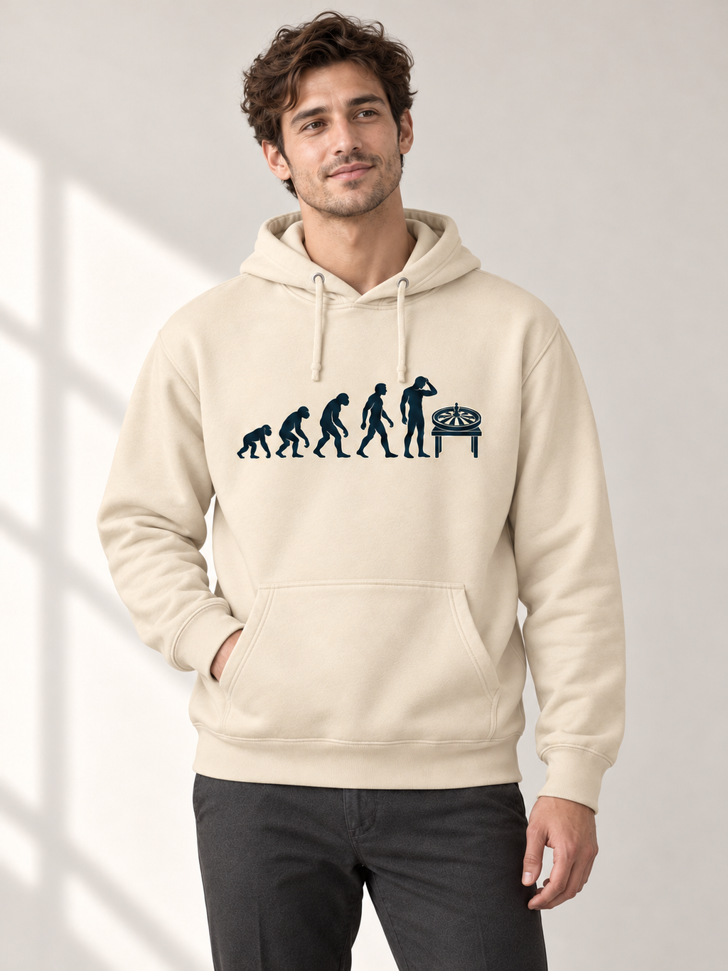 Vacant Society — Evolution Roulette Hoodie
