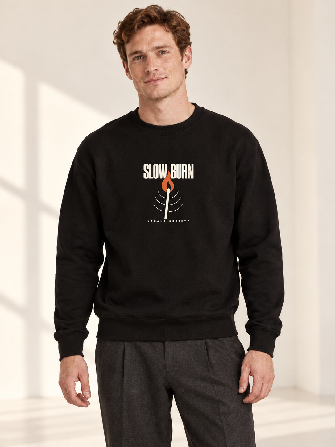 Vacant Society Slow Burn Crewneck